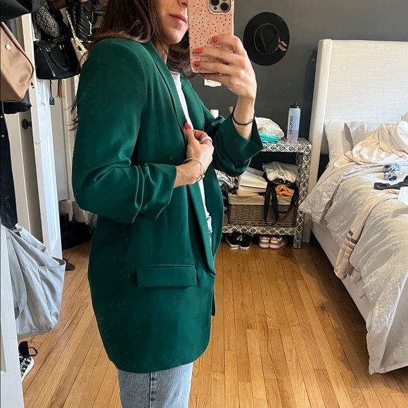 Zara Emerald Green Blazer - Picture 2 of 4